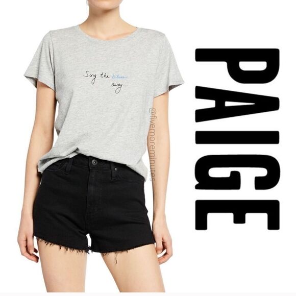 PAIGE Sing the Blues Away Tee - Picture 1 of 2